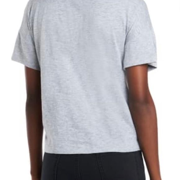 Vince Camuto Drop shoulder top short sleeve Gray - Picture 2 of 3